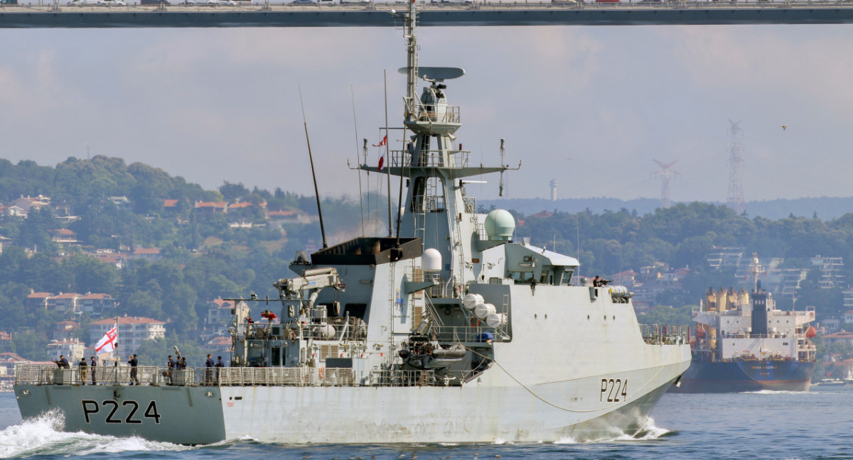 Llegó un buque de guerra británico a Guyana: para Venezuela es una “provocación hostil”