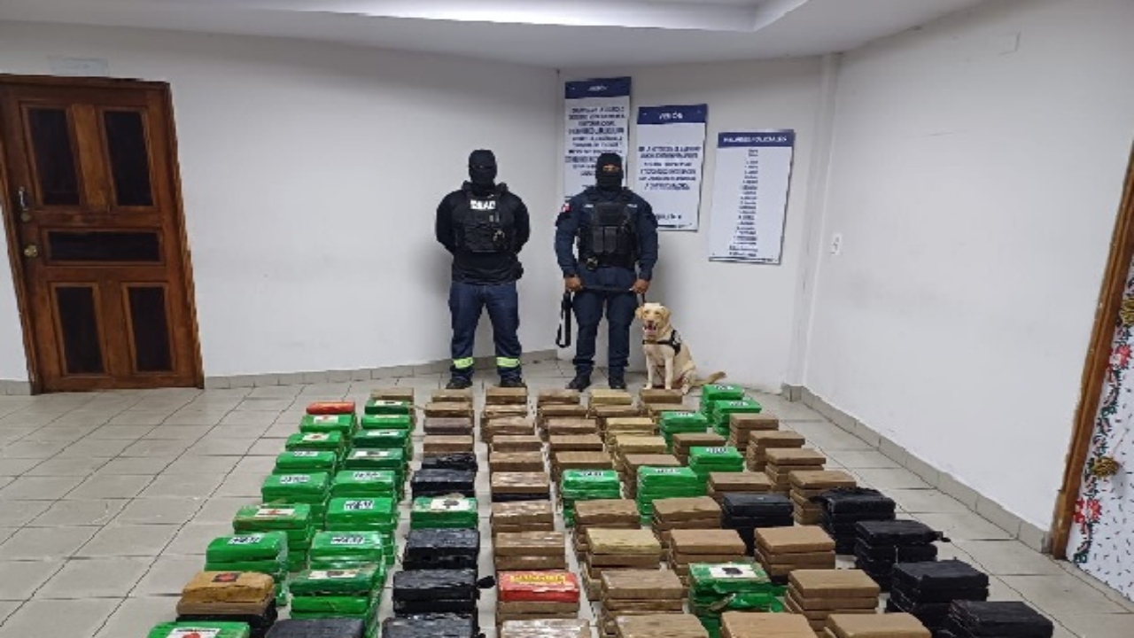 Panamá informa halló 395 kilos de cocaína en contenedor procedente de Honduras