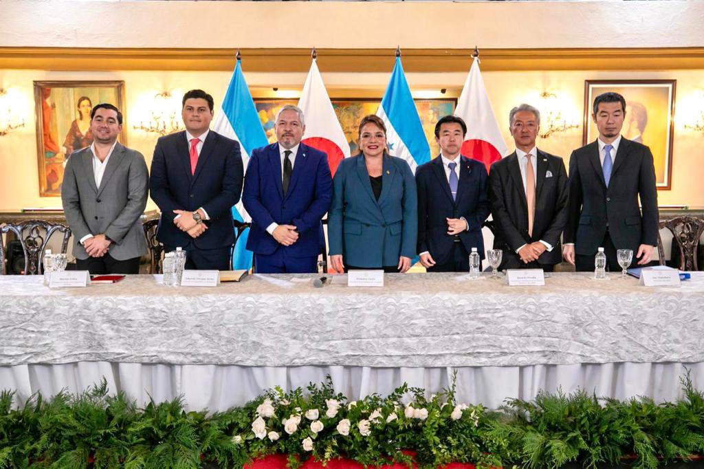 Honduras y Japón firman dos convenios de cooperación por 112 millones de dólares