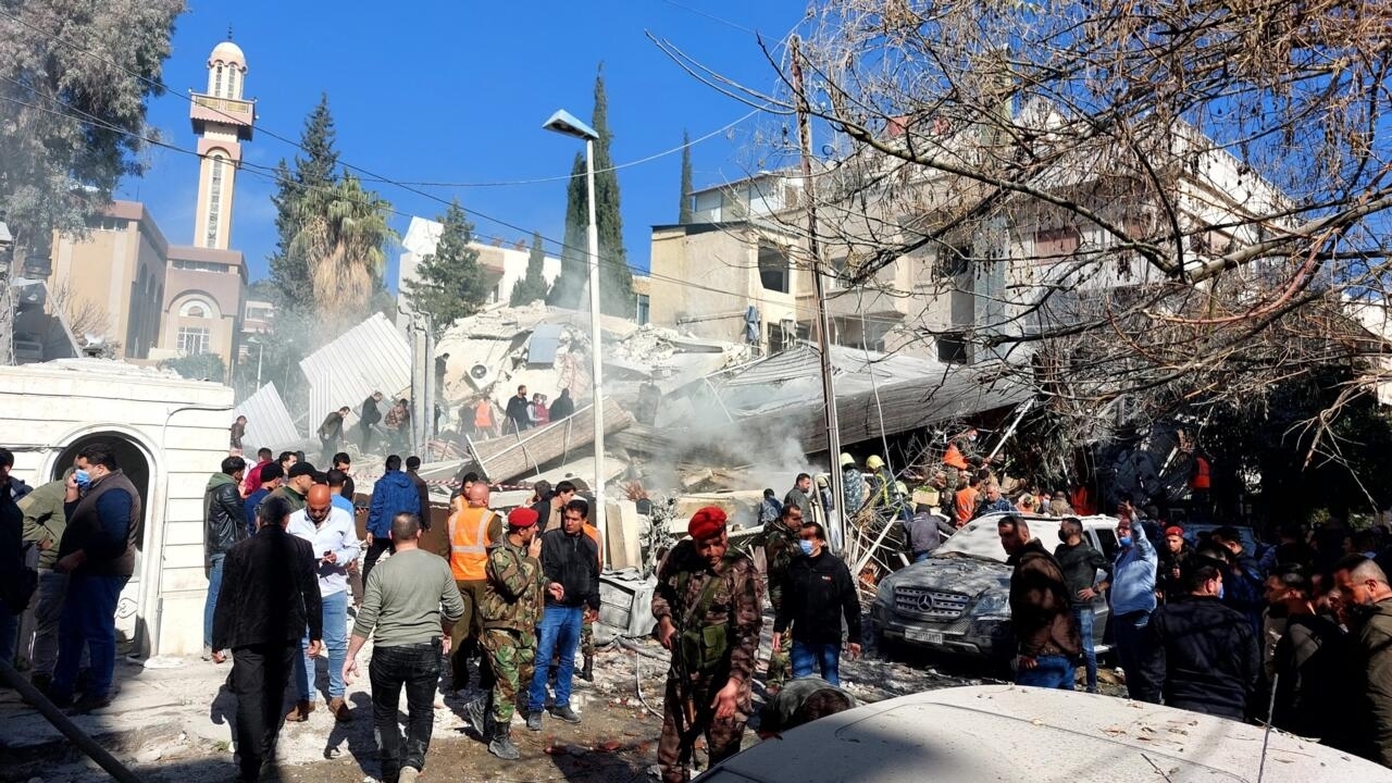 Cinco miembros de la Guardia Revolucionaria de Irán murieron en un ataque aéreo en Damasco
