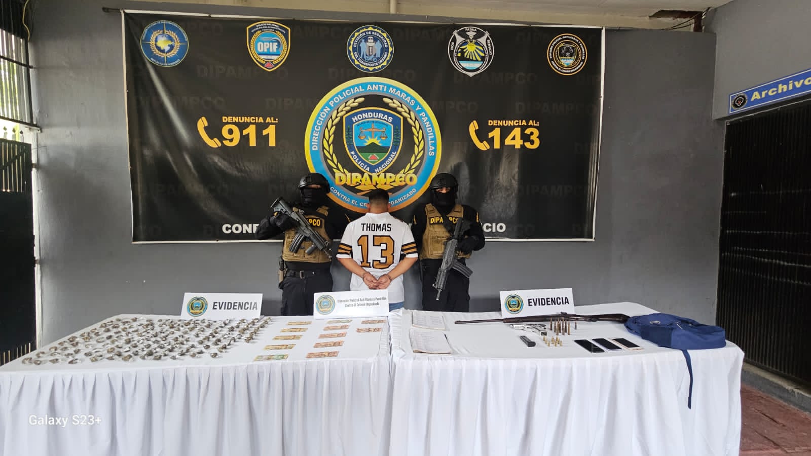 DIPAMPCO captura a alias “El Silviño” cabecilla y distribuidor de drogas de la Mara MS-13 en Villanueva, Cortés
