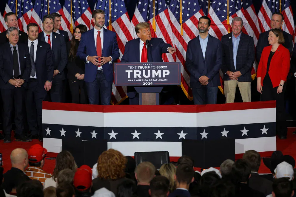 Donald Trump llamó a la unidad nacional tras su victoria en Iowa: “Es hora de que nuestro país se una”
