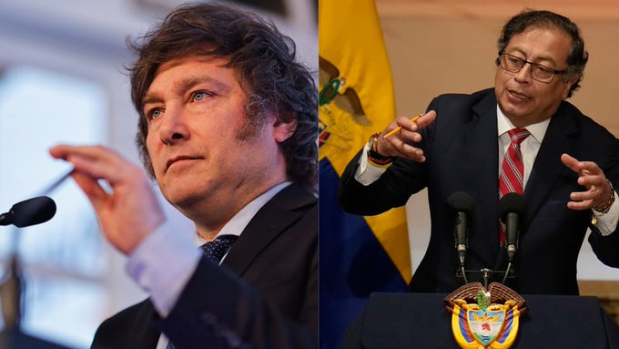 Javier Milei: “Gustavo Petro es un comunista asesino que está hundiendo a Colombia”