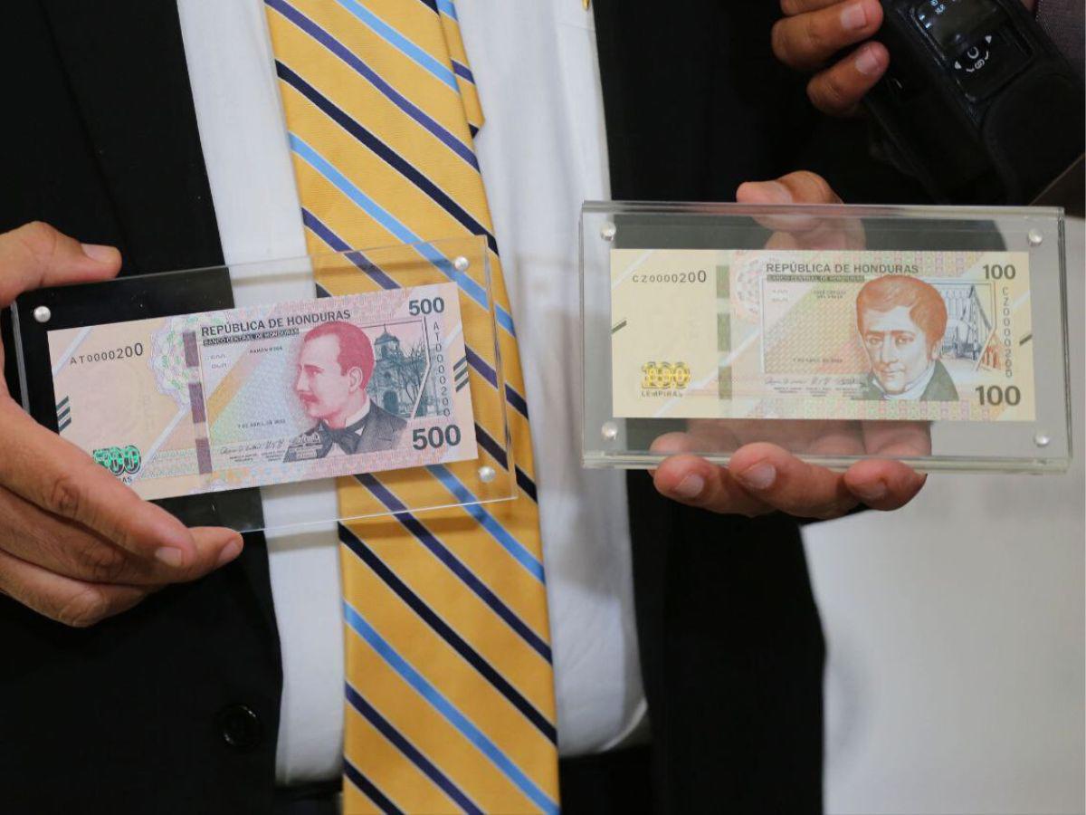 BCH anuncia lanzamiento de nuevo billete de 100 y 500 lempiras con estrictas medidas de seguridad