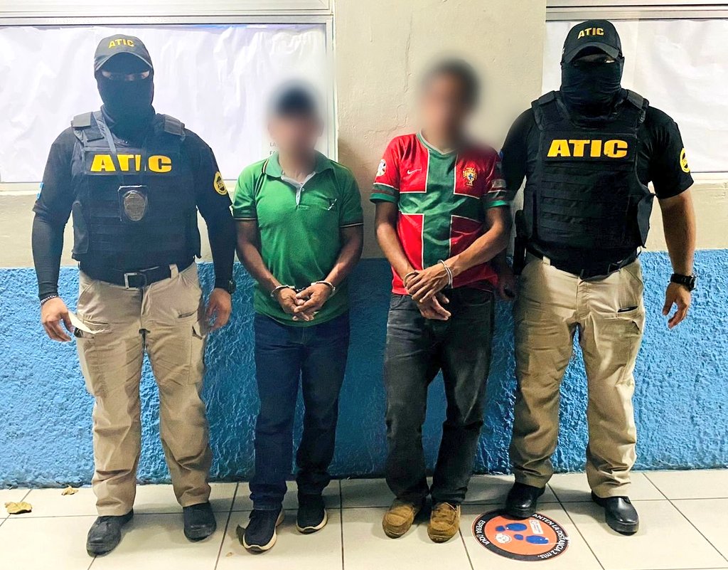 ATIC captura a dos presuntos integrantes de la banda «Los Matute» por crimen de Tolupán