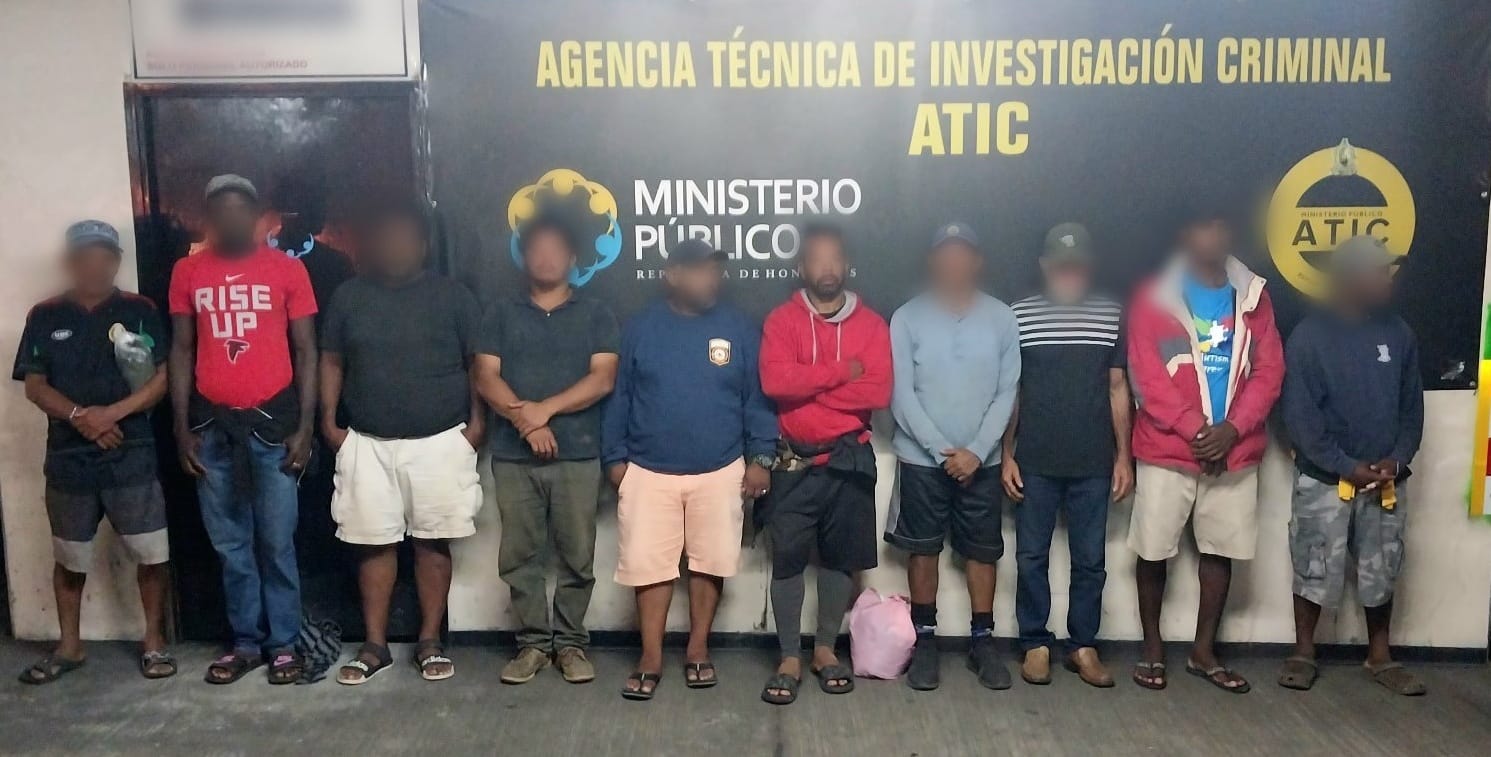 Detención judicial contra 10 presuntos traficantes a quienes incautaron 1.3 toneladas de cocaína