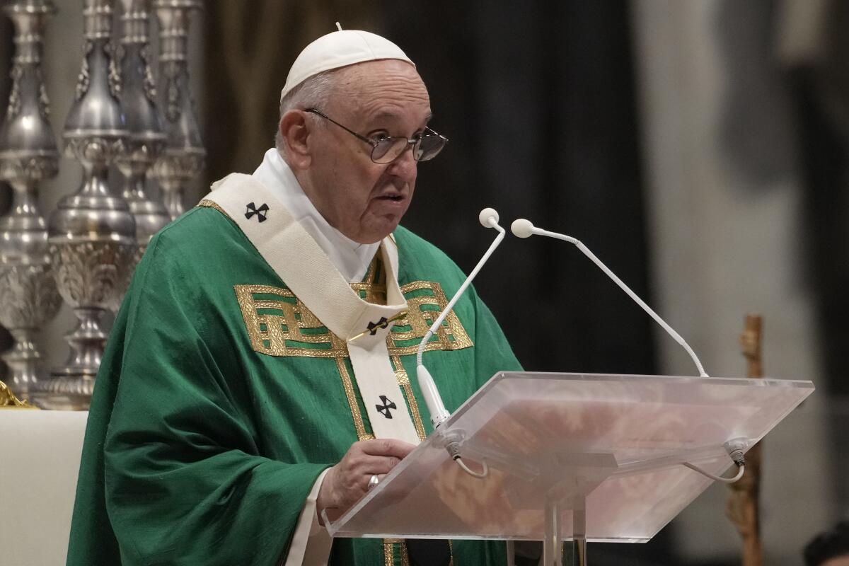 El papa avisa al mundo que el desarme y la no proliferación de armas es «un deber moral»