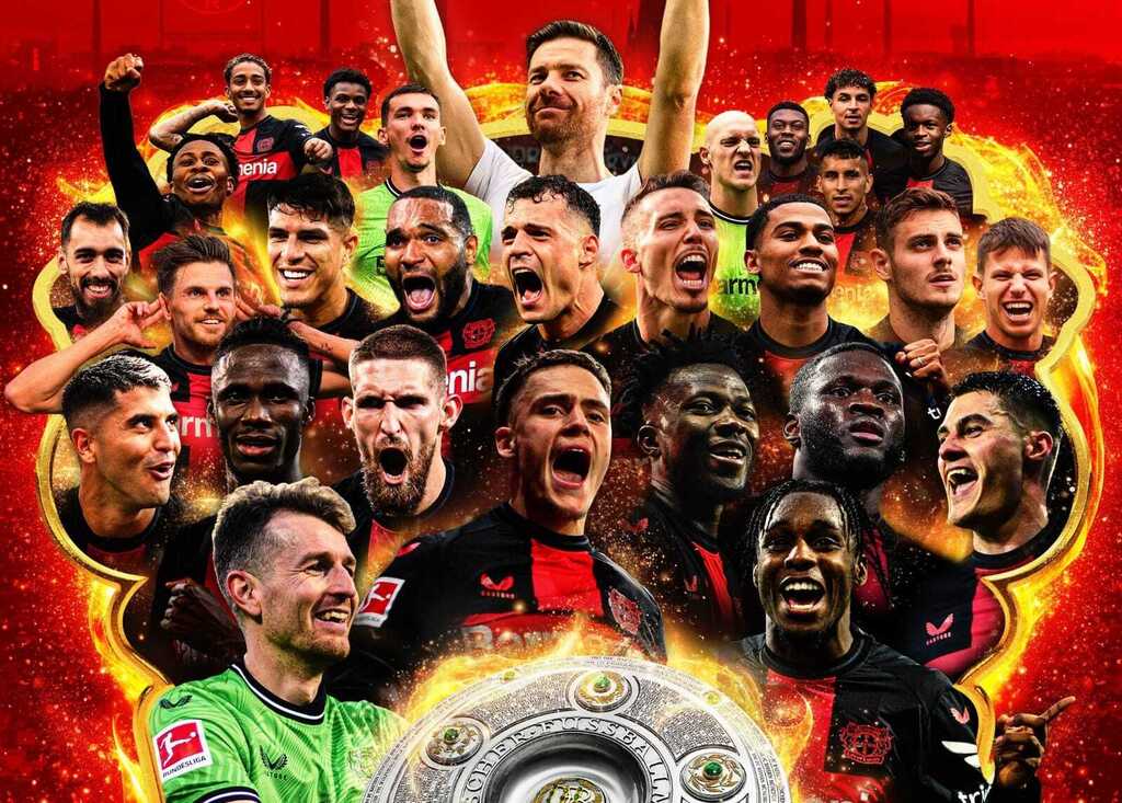 El Leverkusen de Xabi Alonso se corona campeón alemán con goleada
