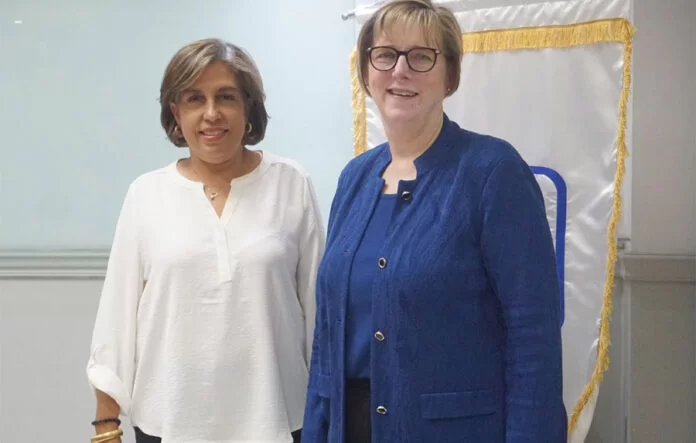 Presidenta del Cohep se reúne con embajadora Dogu para hablar sobre el contexto de Honduras