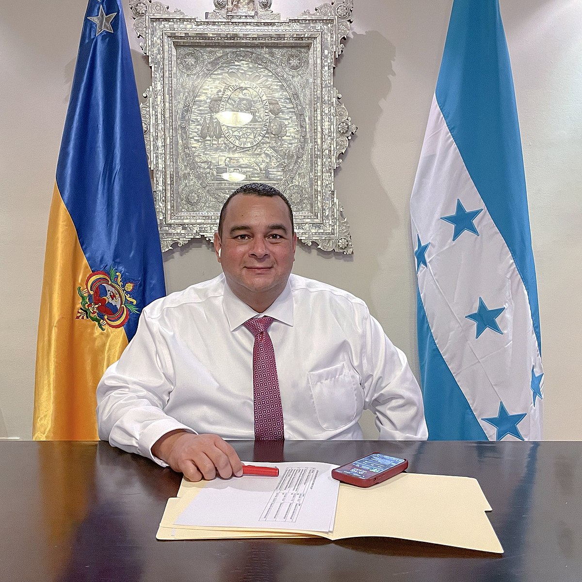 Jorge Aldana anuncia su precandidatura por la reelección en la Alcaldía del Distrito Central