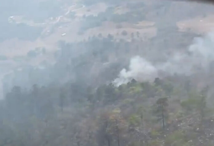 Varios incendios forestales en Comayagua y Olancho acentúan capa de humo