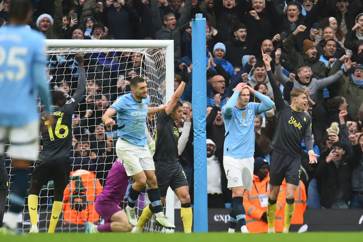 Manchester City sigue en crisis y empata con Everton en el “Boxing Day”