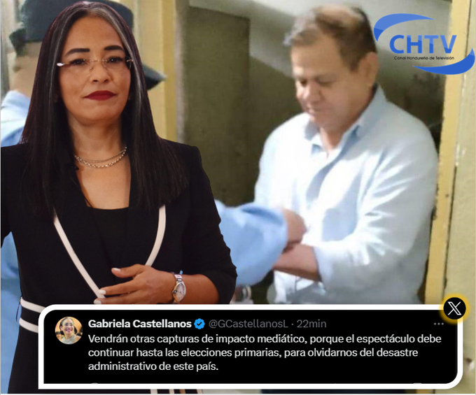Gabriela Castellanos alerta que gobierno hará “cacería” con capturas de impacto mediático para “olvidar el desastre en su gestión”