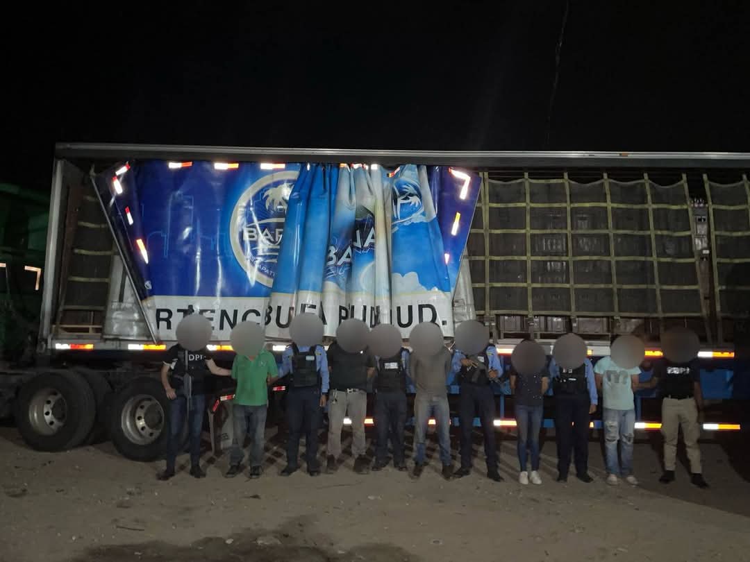 Policía Nacional captura a cinco personas por el delito de hurto en Comayagua
