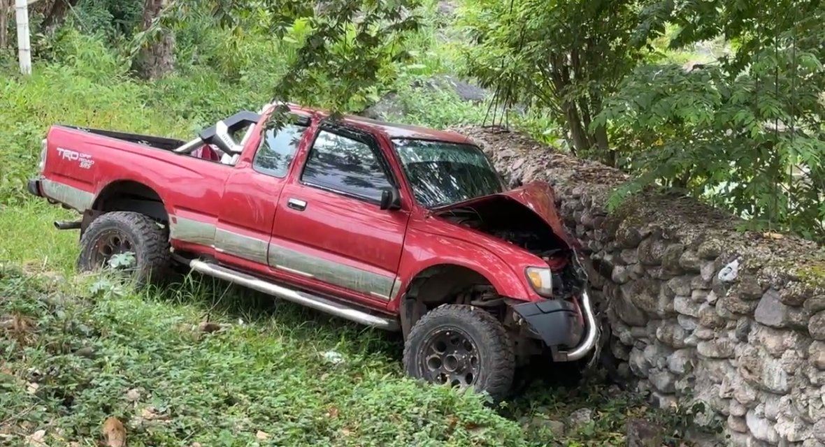 Varios heridos deja despiste de un conductor en la carretera CA-5 a la altura de Taulabé