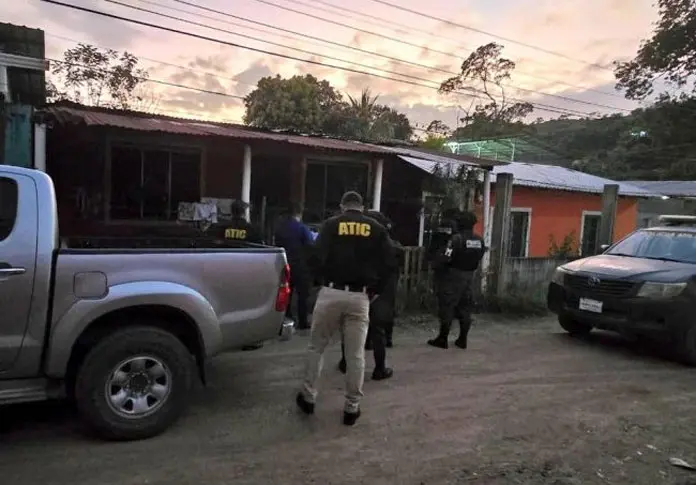 ATIC ejecuta operativos en La Ceiba, Atlántida