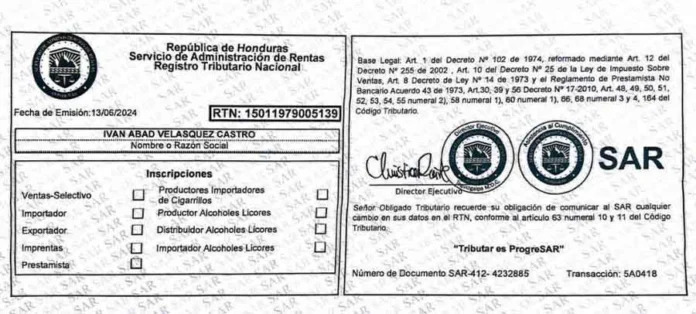 Koriun Inversiones logró su escritura y RTN hasta el año pasado