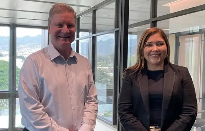 Se reúnen Roy Perrin y Paola Hall para reitera el apoyo de EE.UU a Honduras para elecciones transparentes