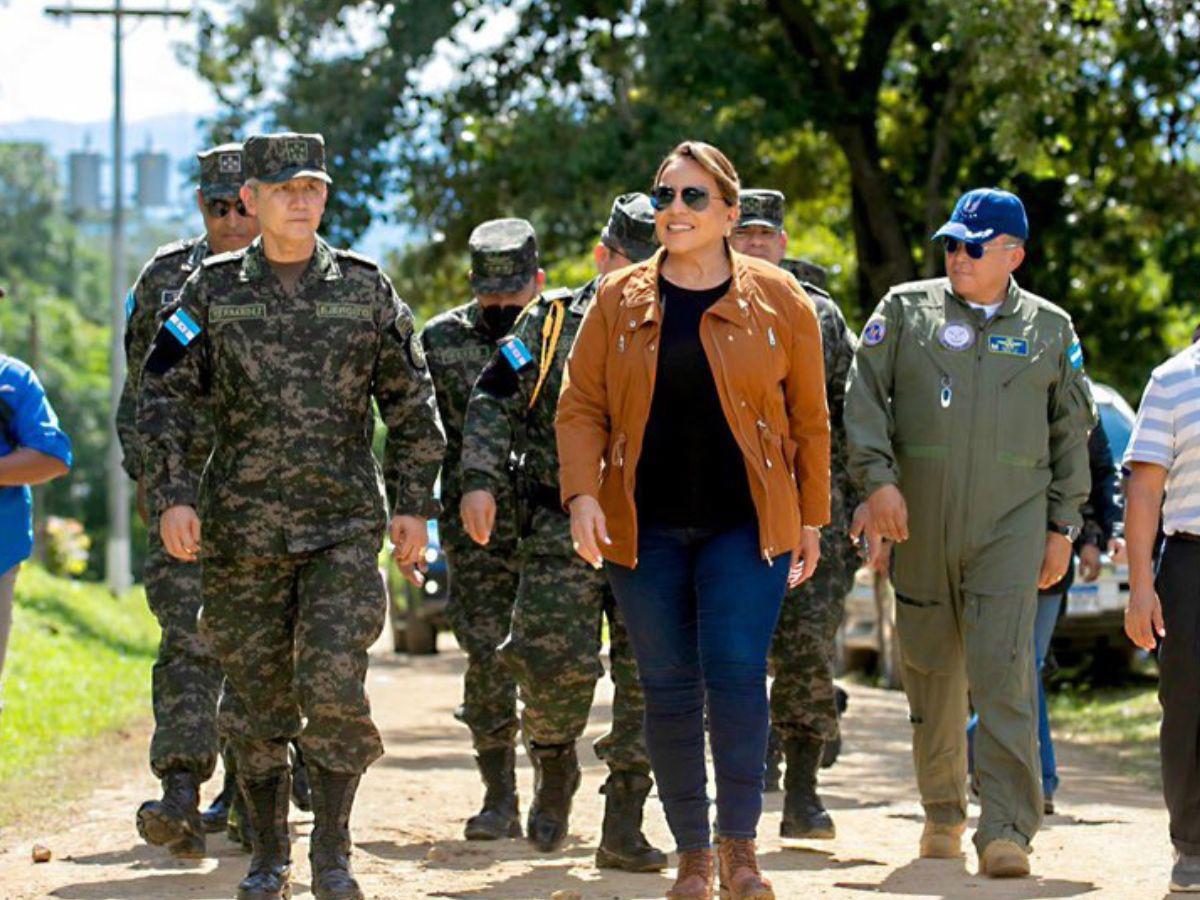 ¿Cada cuánto se reunirán? Presidenta Castro y cúpula militar acuerdan reuniones para tareas en lo que resta del año
