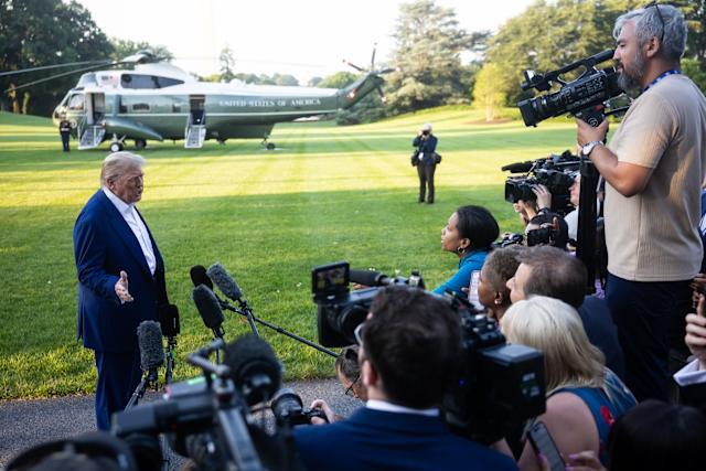 Donald Trump afirma que Israel respetará el cese el fuego «en vigor» y no atacará a Irán