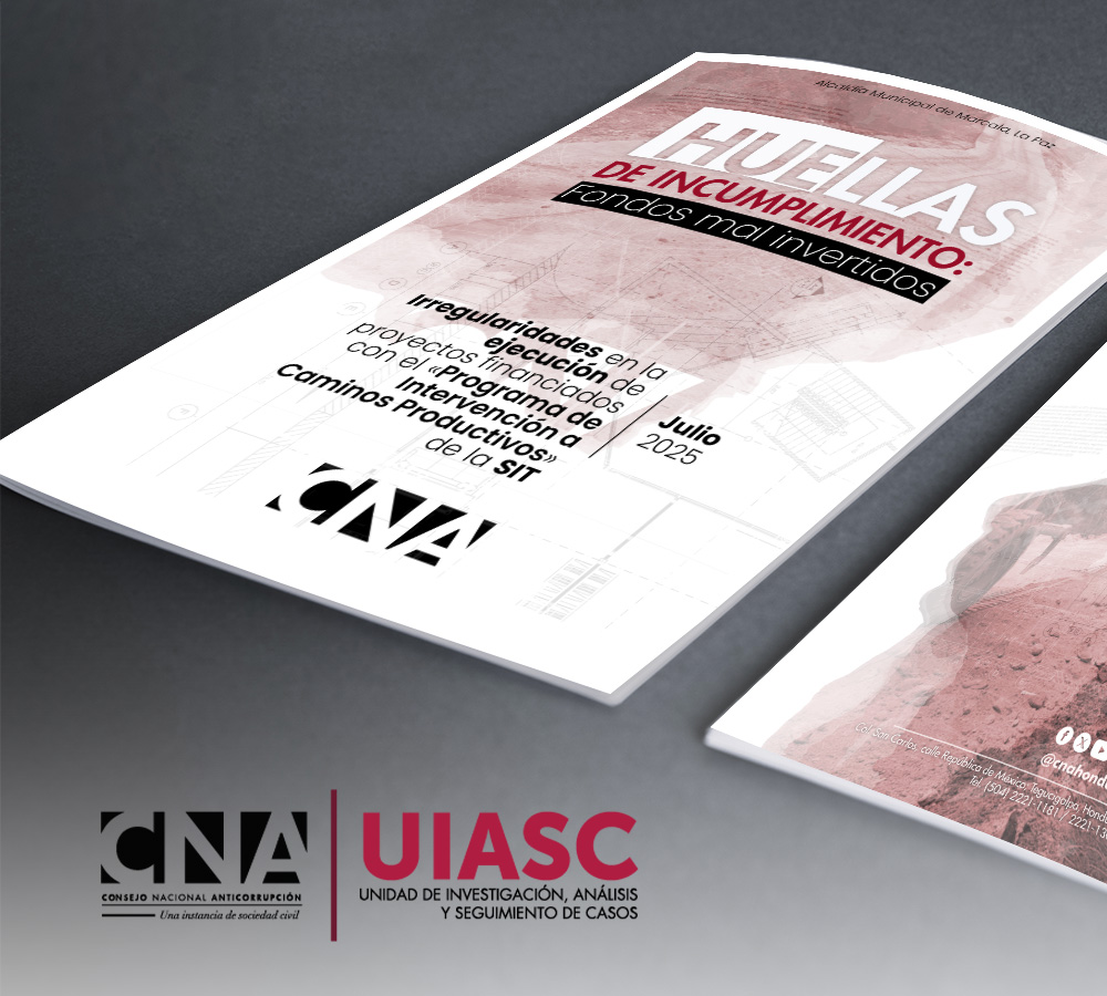El CNA presenta el informe «Huellas de incumplimiento: Fondos mal invertidos», que evidencia las irregularidades en la ejecución de proyectos financiados con el «Programa de Intervención a Caminos Productivos» en Marcala, La Paz
