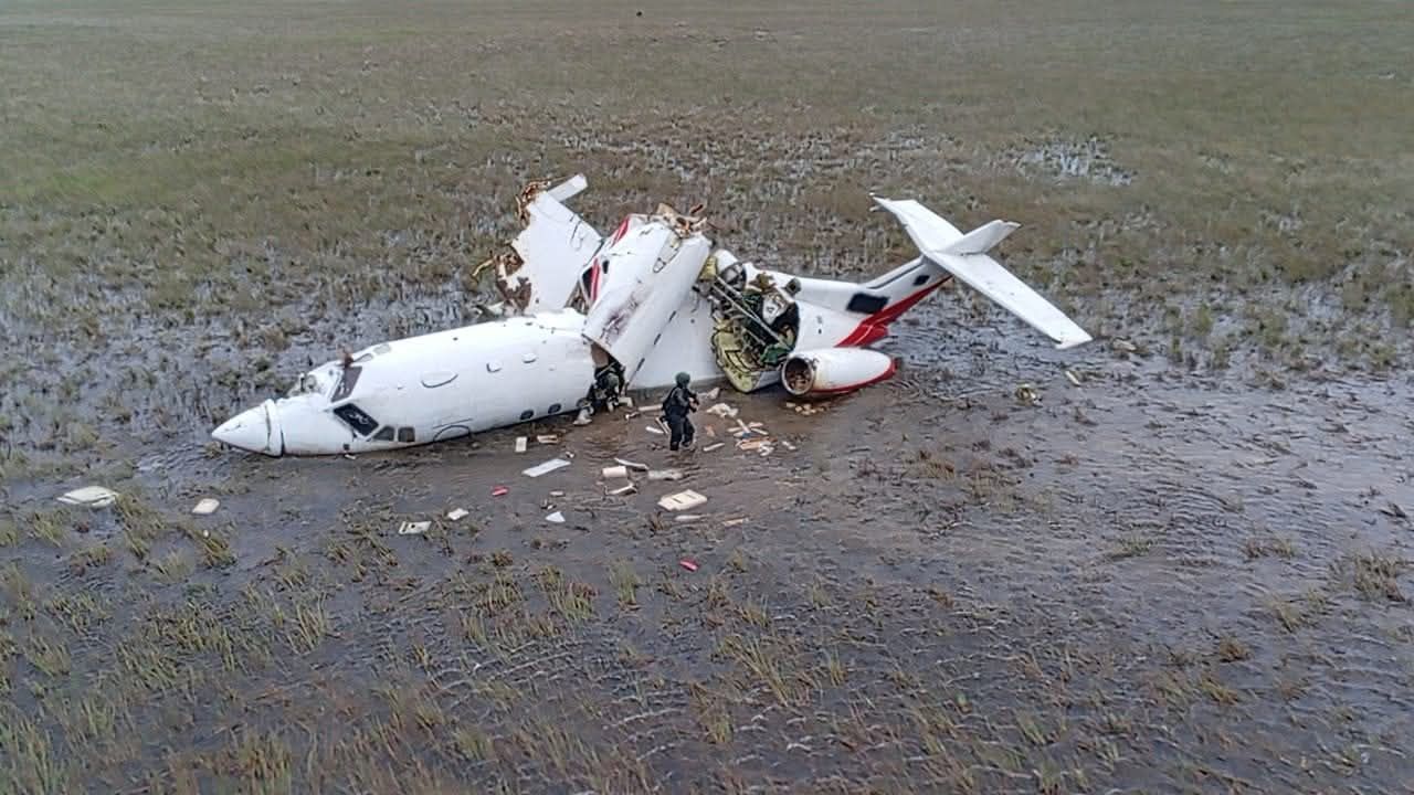 Incautan Jet Ejecutivo Estrellado en Gracias a Dios