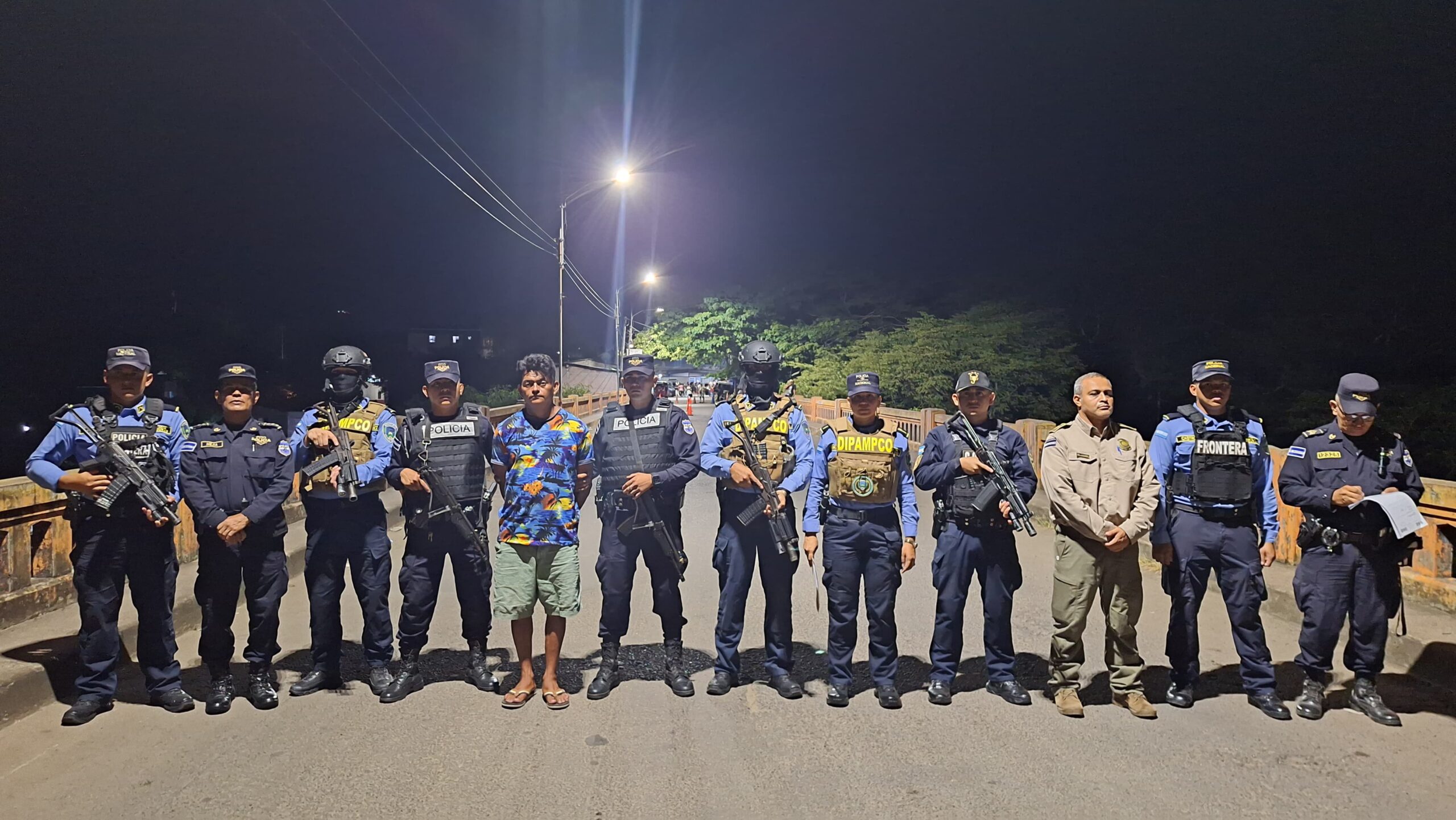 Policía Nacional de Honduras a través de DIPAMPCO captura a marero Salvadoreño con múltiples órdenes de captura