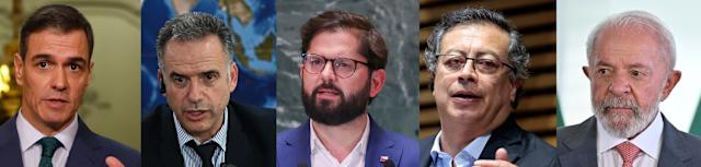 Sánchez y líderes progresistas latinoamericanos urgen a defender la democracia
