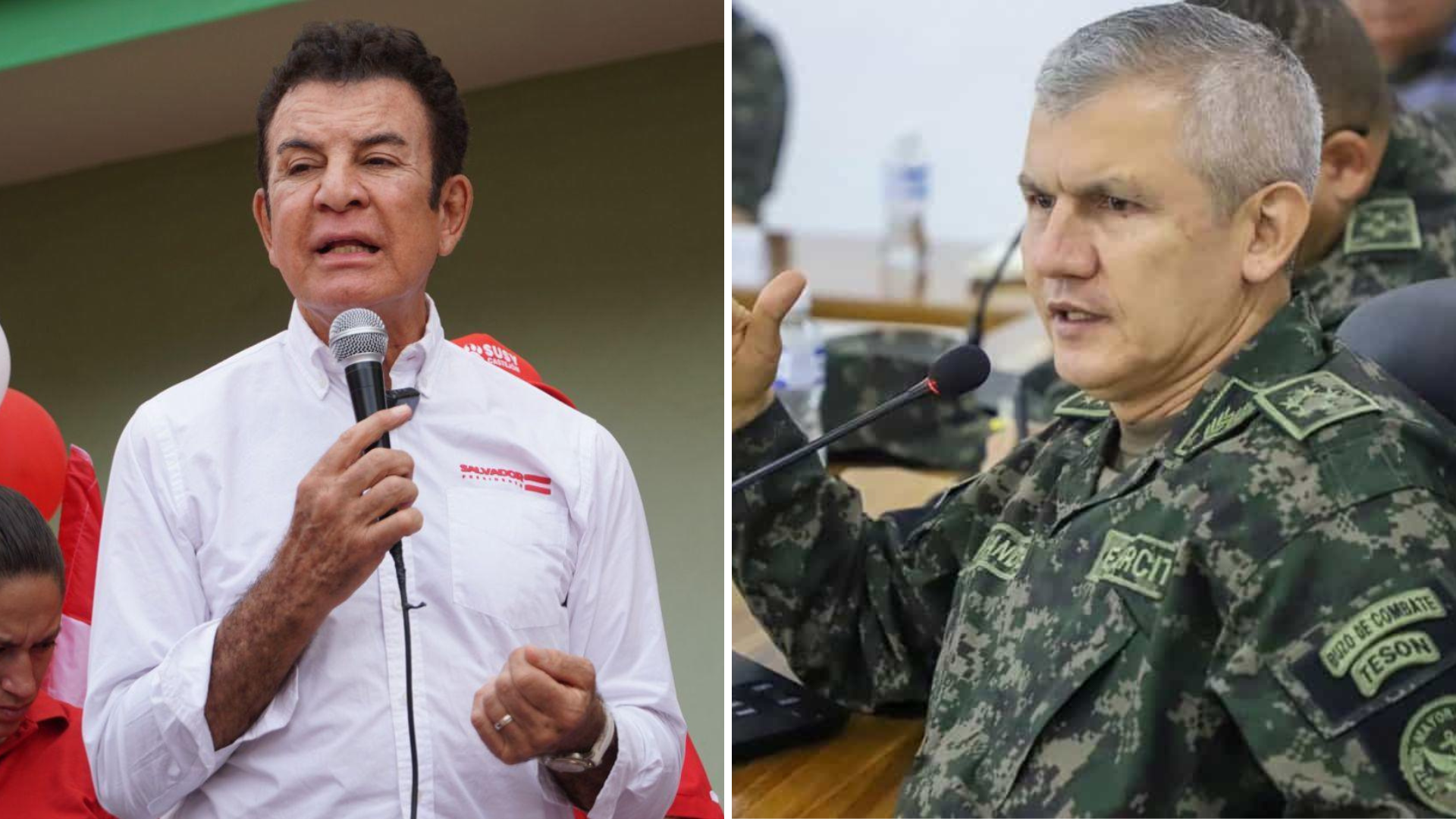 Salvador Nasralla pide a las FFAA despojarse de sus intereses hacia el gobierno y honrar su uniforme en favor del pueblo