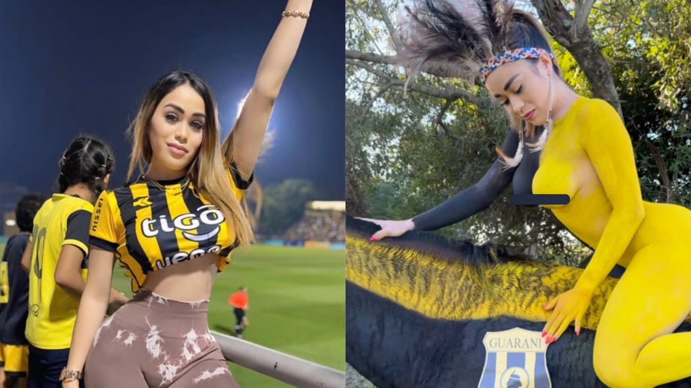¿Le va al Real España? Conoce a la reconocida modelo paraguaya que causa furor y polémica en redes sociales