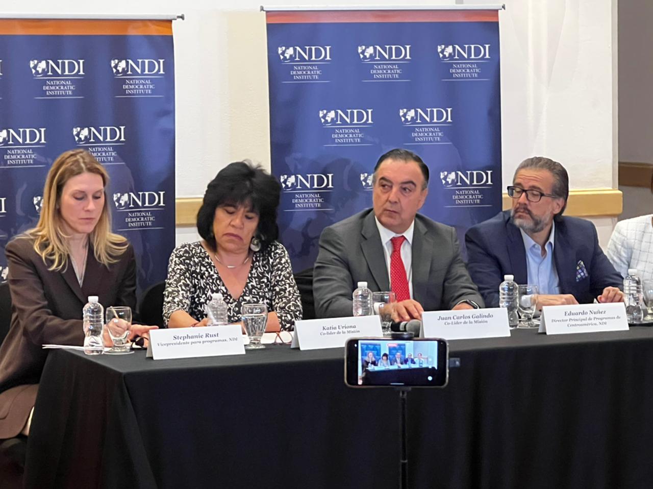 Misión del NDI respalda acuerdo sobre el Trep y advierte retos clave como autonomía del CNE y violencia electoral
