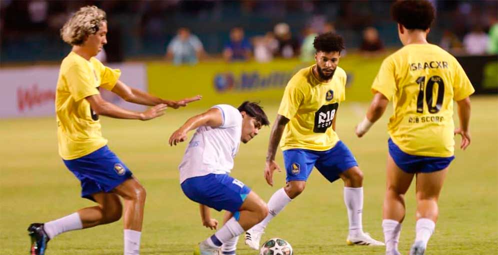 ¡No fue posible la misión! Tiktokers de Brasil bajan de las nubes a los hondureños de Supremo y vencen 2-1 en un llenazo en el Estadio Olímpico en SPS