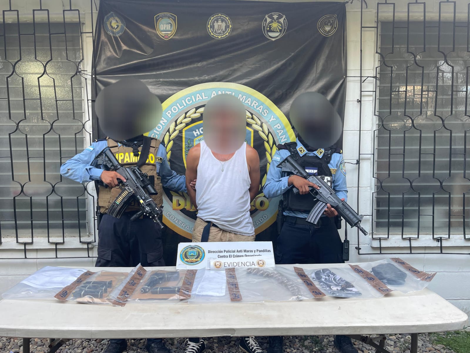 DIPAMPCO captura a alias ‘”El Vinagre” miembro activo de la Pandilla 18 en La Ceiba, Atlántida