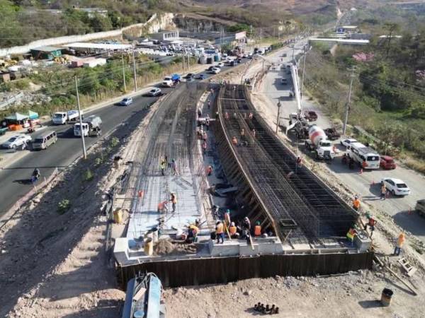 Alcaldía capitalina reporta un 50% de avance en construcción del paso elevado Papa Francisco en la capital