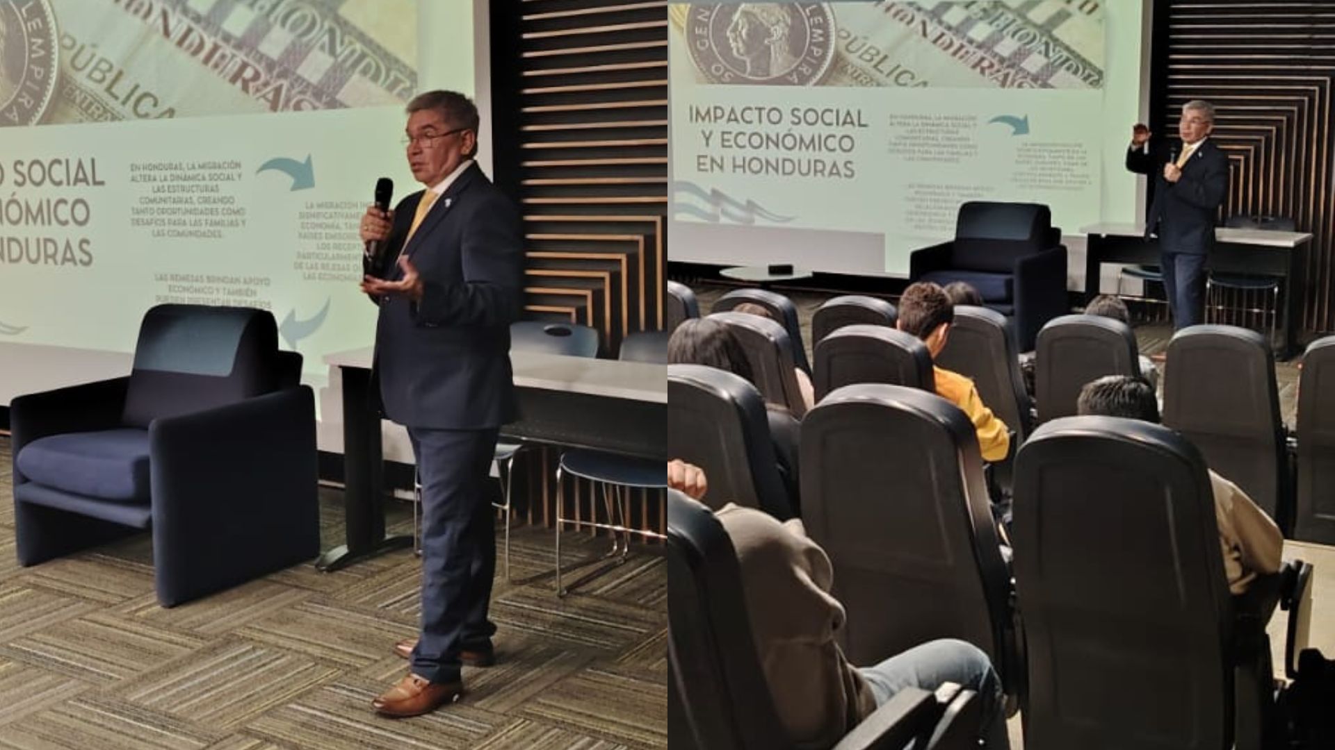 Cónsul de Honduras en México recibe reconocimiento del Tecnológico de Monterrey por su destacada ponencia sobre migración en América Latina