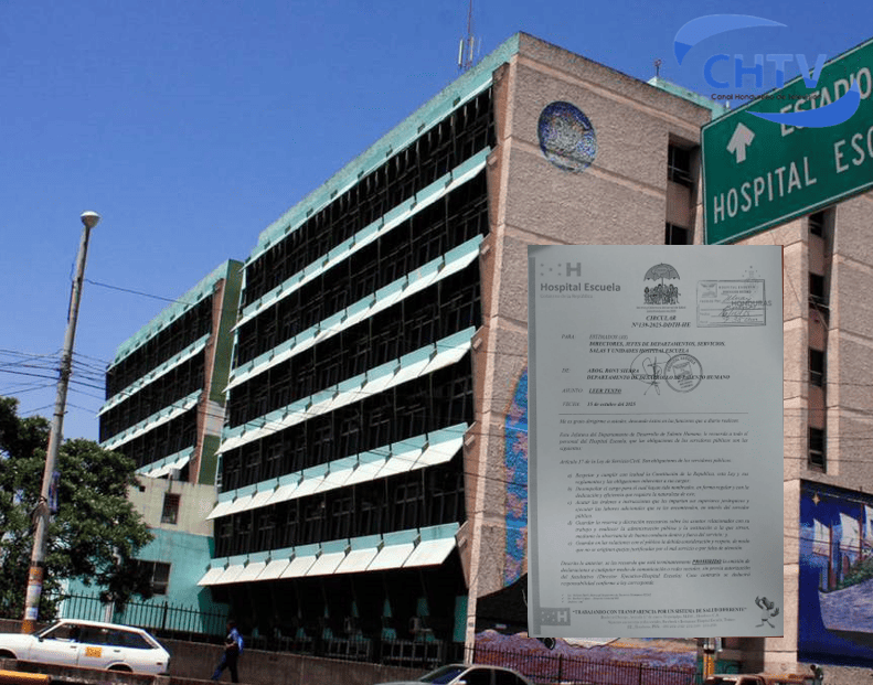 Mordaza a médicos en el Hospital Escuela