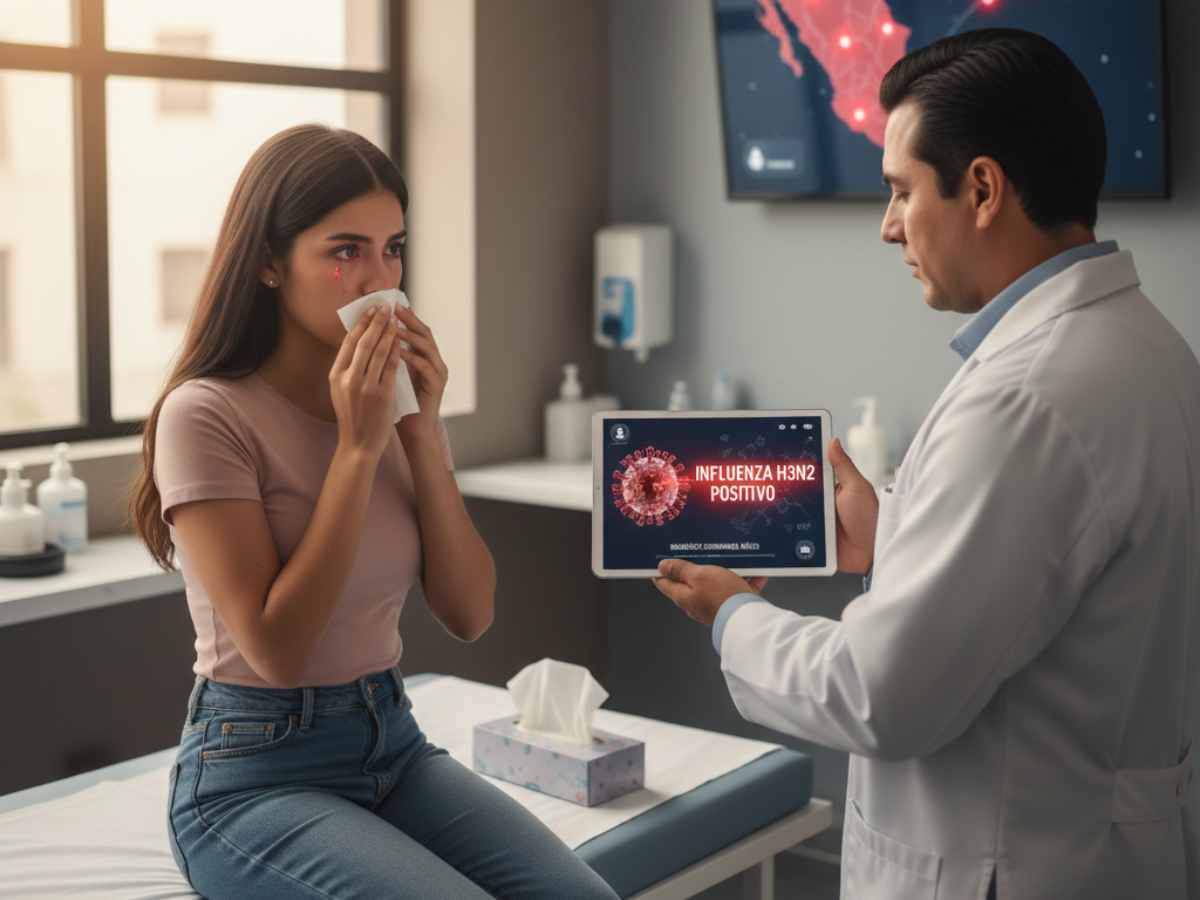 ¡Preocupación! México confirma más de 150 casos de influenza A H3N2 y el primero del subclado K
