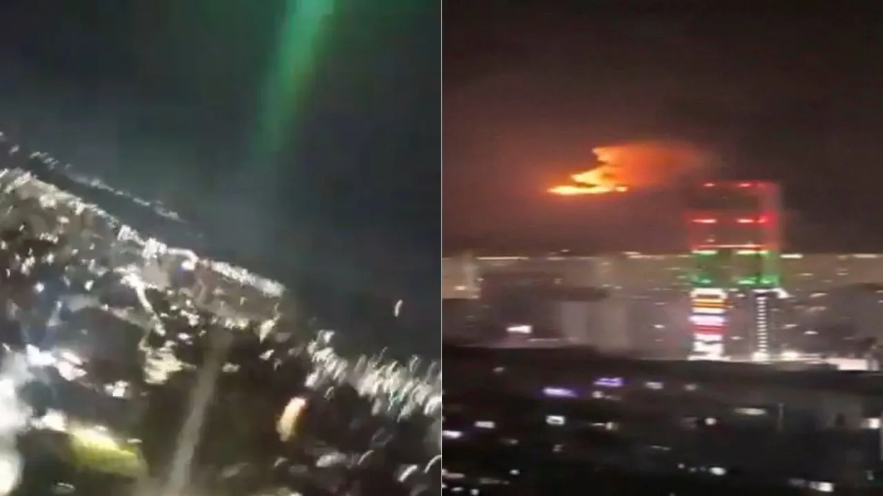 Familia capta momento exacto de bombardeo en Caracas tras captura de Maduro