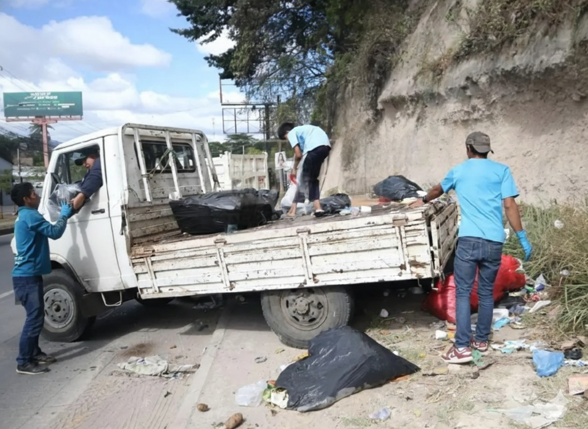 Más de 215 toneladas de basura retiradas en operativos de limpieza en Tegucigalpa