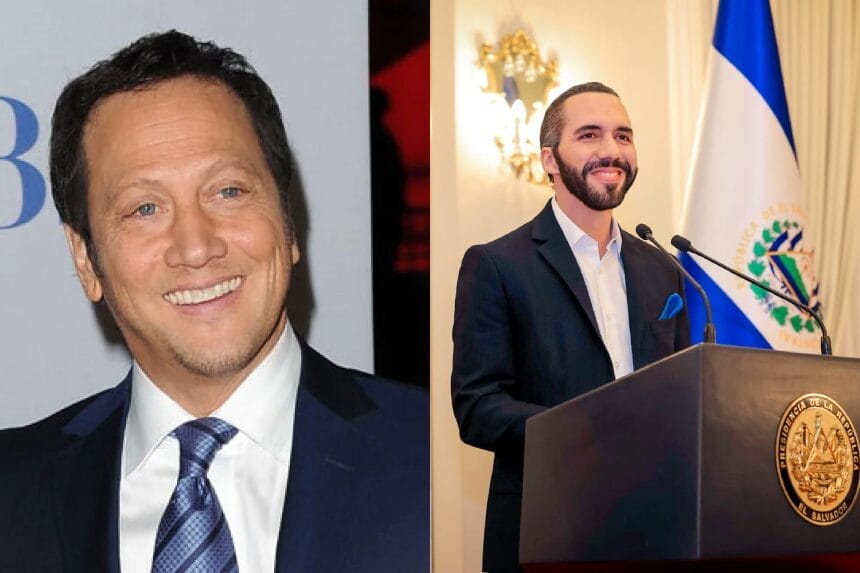 Rob Schneider anuncia visita a El Salvador tras elogiar el “milagro” de seguridad de Bukele