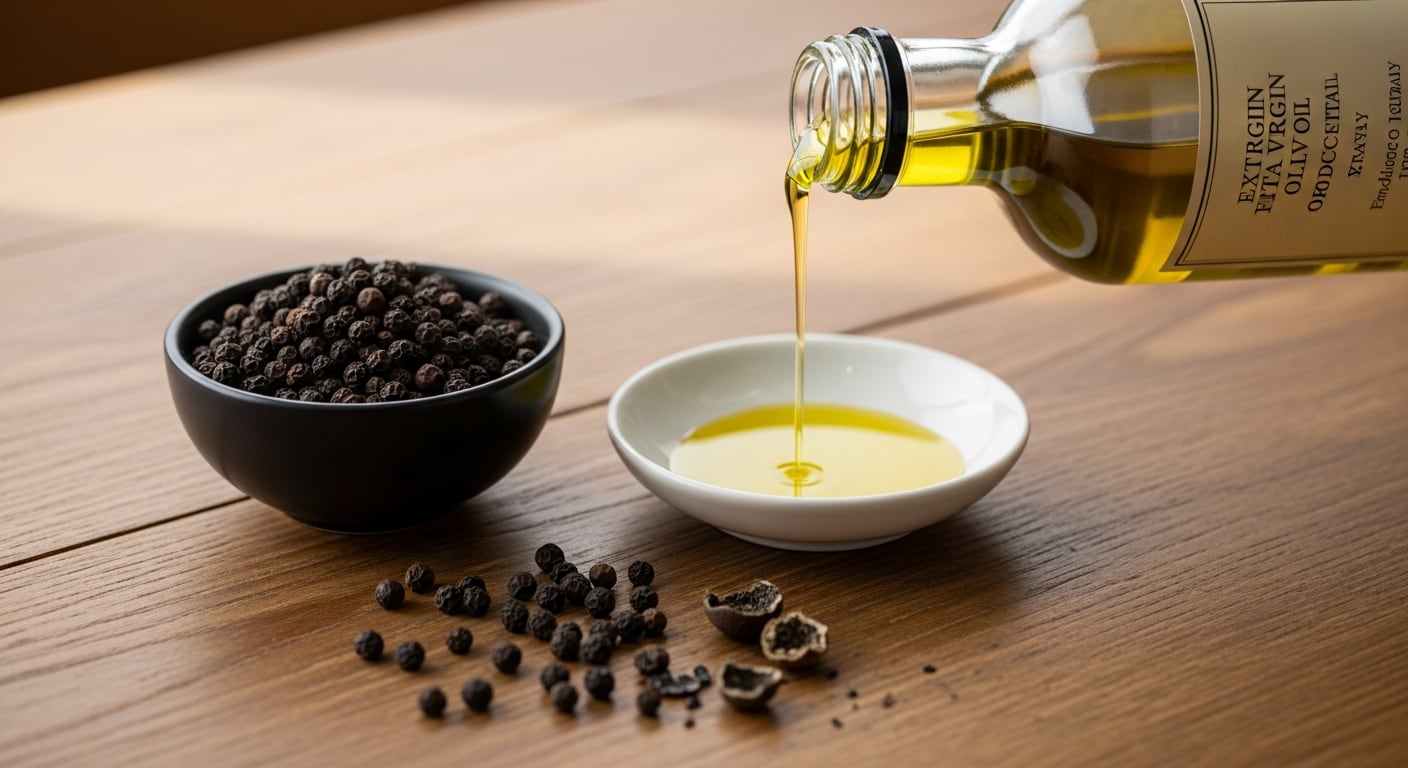 Pimienta negra y aceite de oliva: cómo ayudan a tu cuerpo a absorber más nutrientes de los alimentos