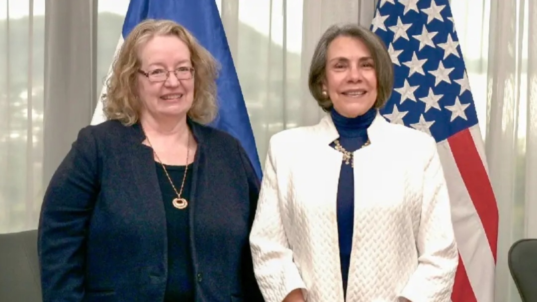 Colleen Hoey y Mireya Agüero refuerzan cooperación bilateral entre EEUU y Honduras
