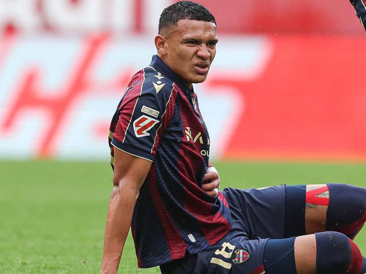 Kervin Arriaga se entrena al margen tras fuerte choque en Bilbao: su evolución marcará su regreso al Levante