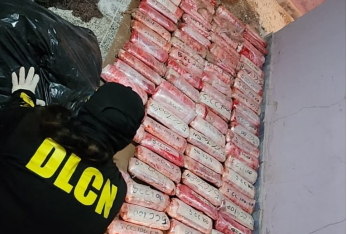 Operativos antinarcóticos dejan decomiso de droga por L 77 millones y dos arrestados en Honduras
