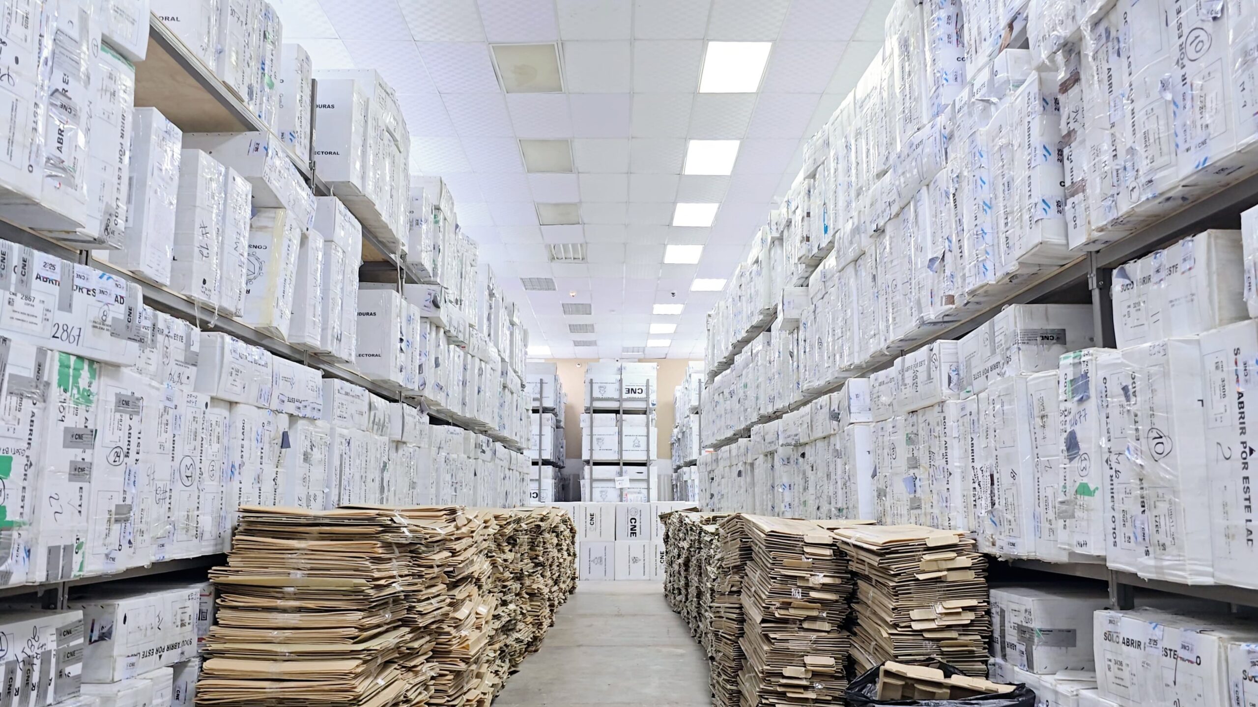 CNE reafirma el resguardo absoluto y la seguridad del material electoral