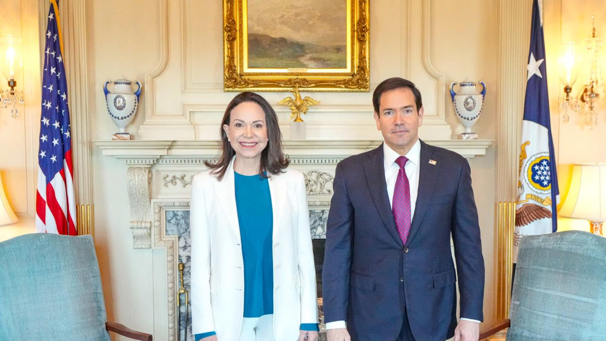 Machado destaca reunión “muy positiva” con Marco Rubio en Washington