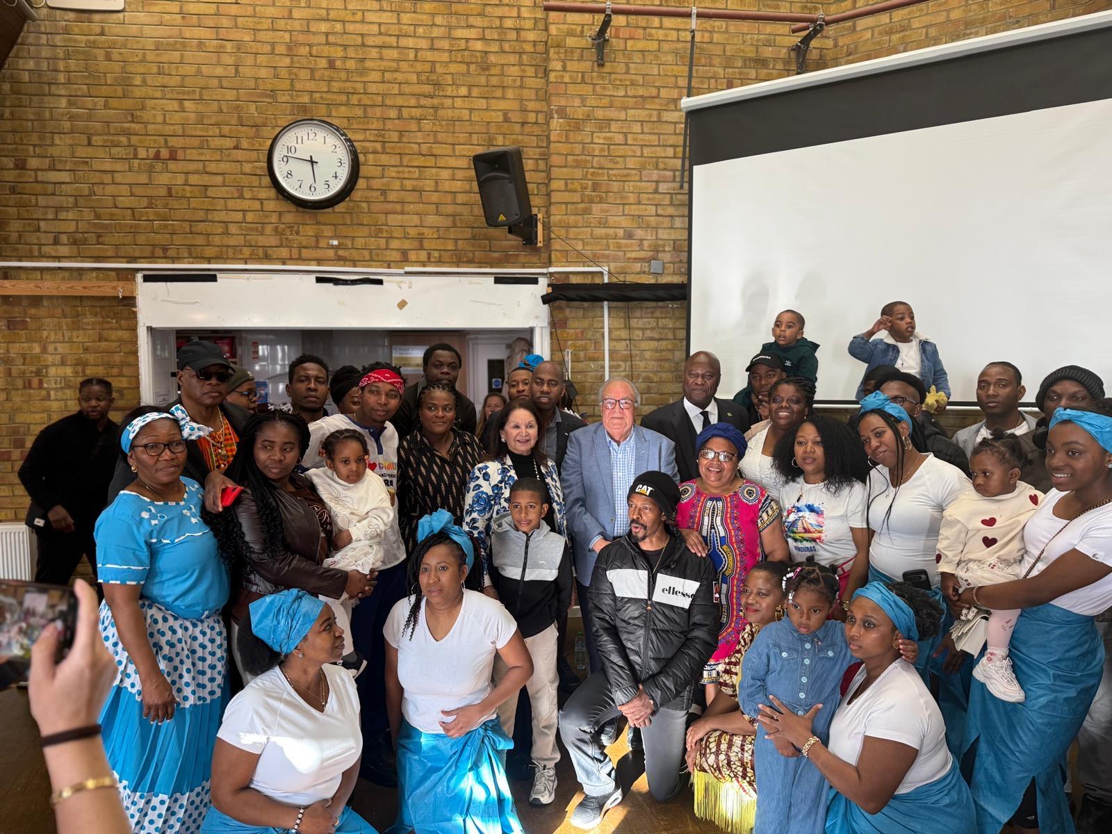 Conmemoran en Londres los 229 años de la llegada del pueblo garífuna a Honduras