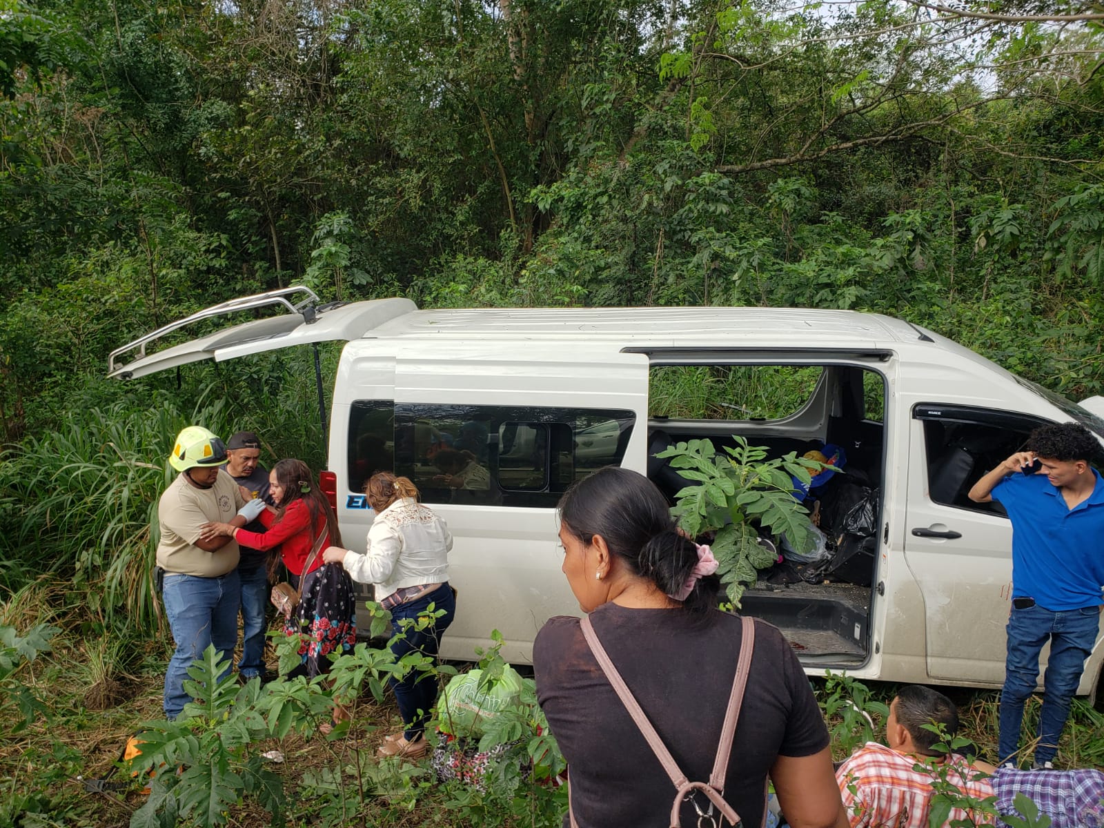 ¡Trágico! Accidente en Quimistán, Santa Bárbara deja 11 personas heridas